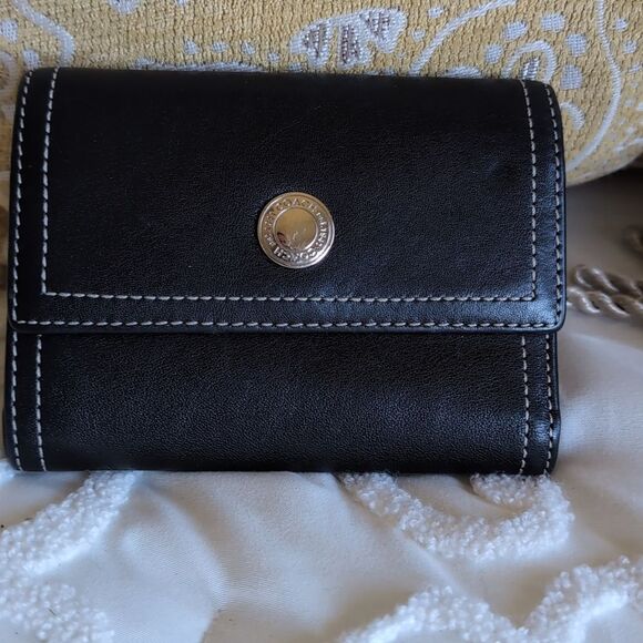 COACH Classic Trifold Wallet🖤 Black & Lavender - Picture 3 of 15